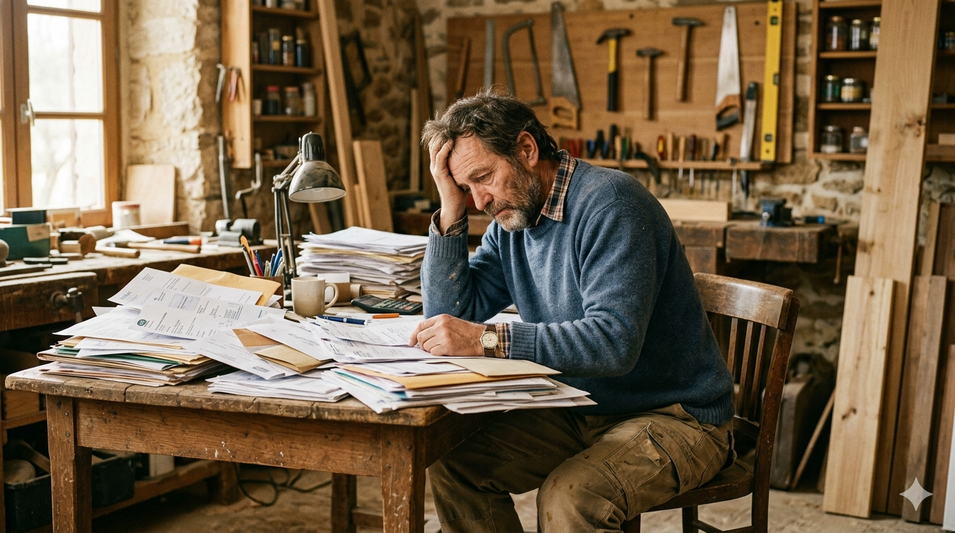 Artisan dépassé par l'administration